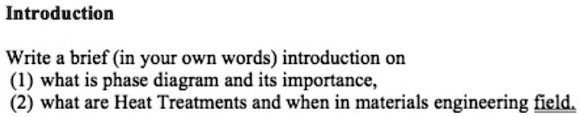 Introduction Phase An Example SOLVED: Introduction Write a brief (in your own words) introduction on ...