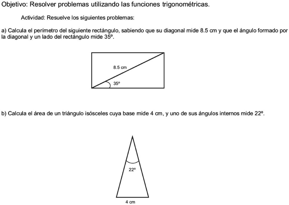 SOLVED: Ayuda por favor, es urgente! Objetivo: Resolver problemas ...