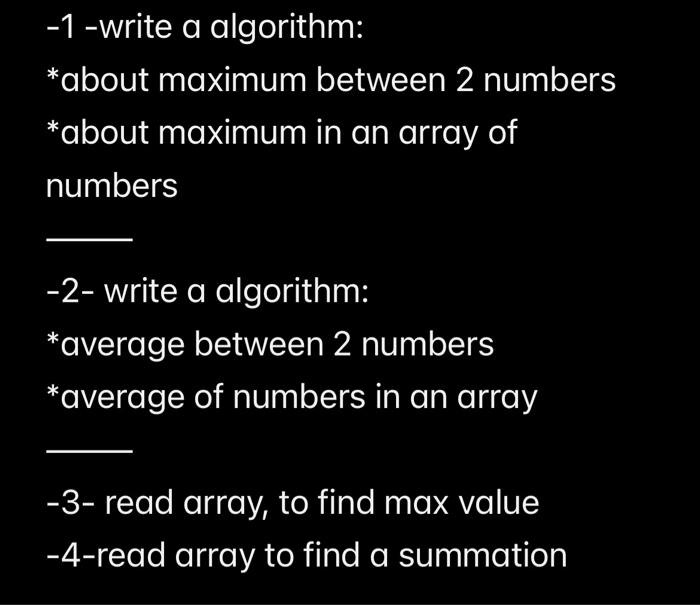 SOLVED: please i want the algorithm and if you can also the flowchart ...
