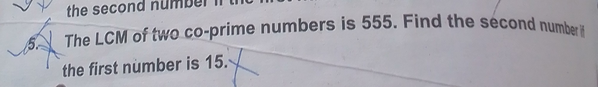 the-lcm-of-two-coprime-number-is-5005-if-one-of-the-number-is-65-then