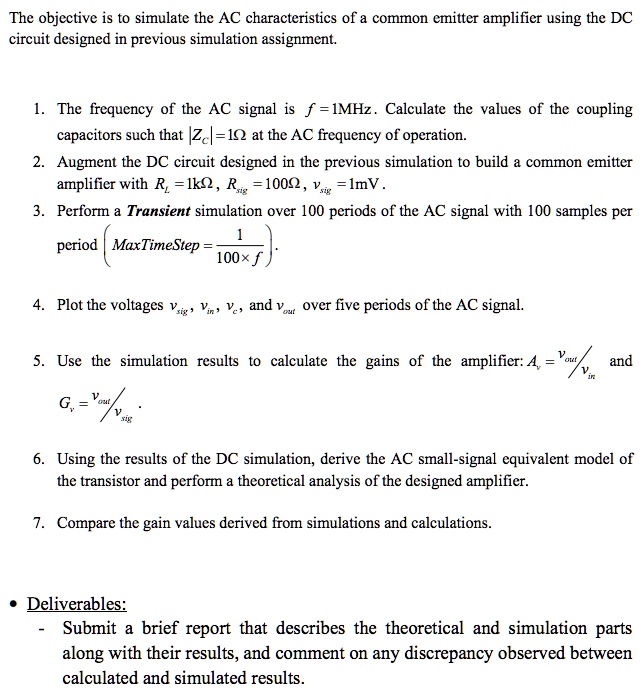 For this assignment, you need to emulate a small