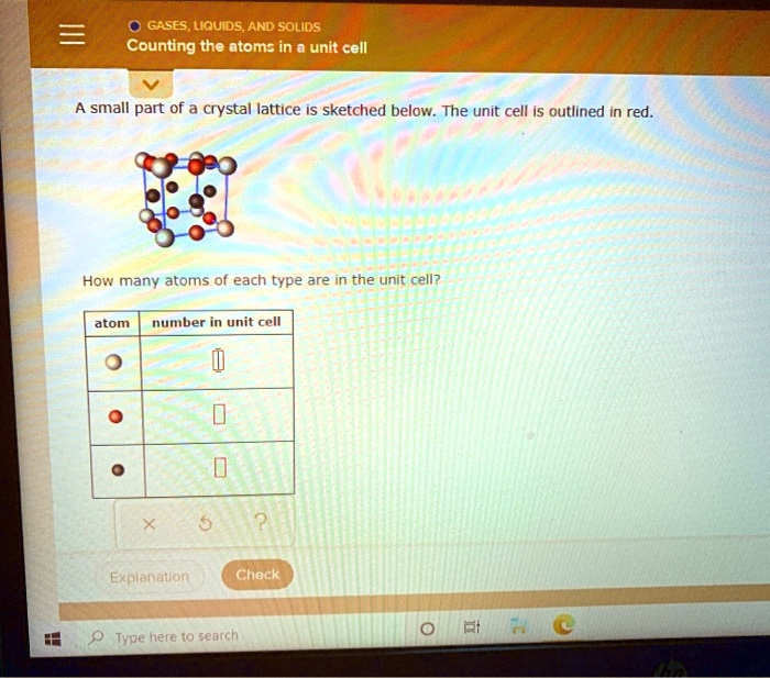 gases liquids and solids counting the atoms in a unit cell small part ...