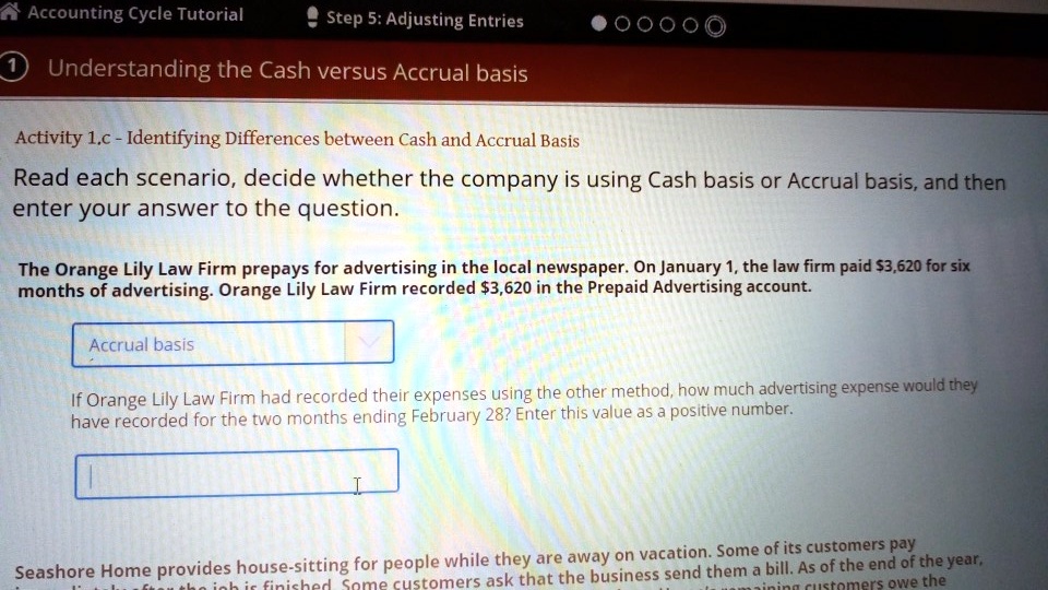 Accounting Cycle Tutorial Step 5: Adjusting Entries 1 Understanding the ...