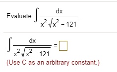 evaluate 121 x4r 121 use c as an arbitrary constant 22678