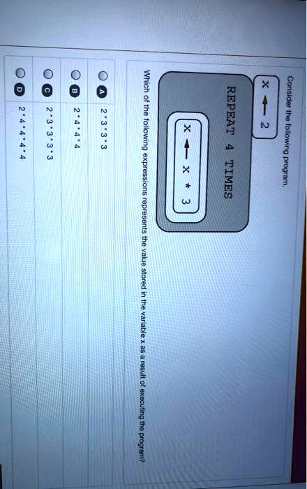 SOLVED: 0 00 0 72 X 24444 23333 2444 2333 X REPEAT Consider the ...