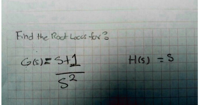 Find the Root Locs for G(s) = (s+1)/(s^2) H(s) = s