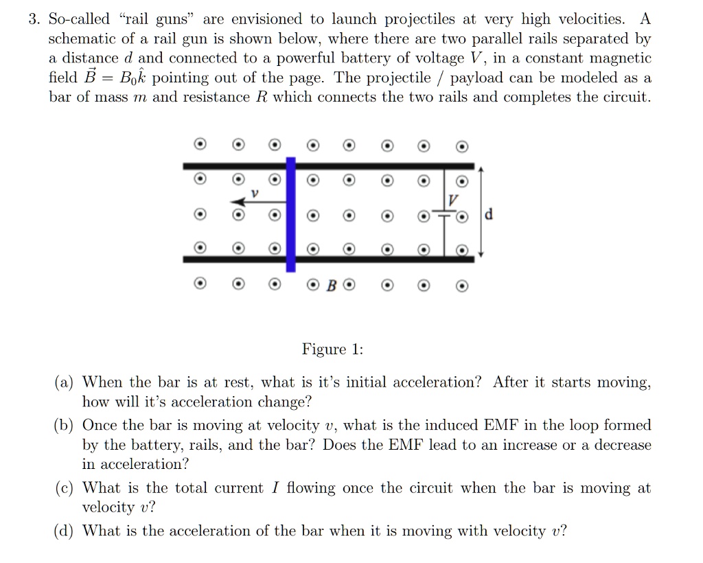 SOLVED3 Socalled "rail guns" are envisioned to launch projectiles at