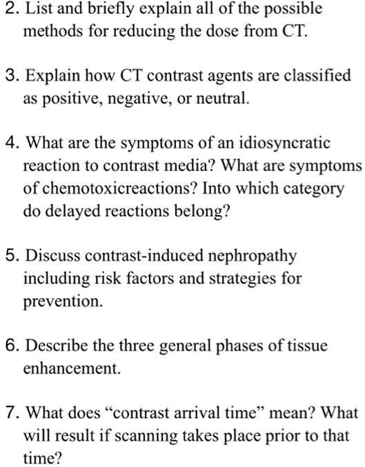 SOLVED:2. List and briefly explain all of the possible methods for ...