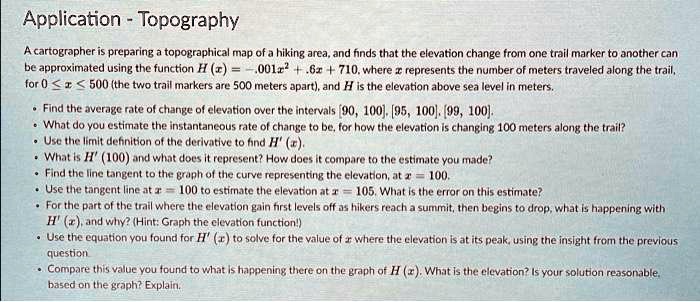 Cartography Problem i cant figure out this application problem please help application ...