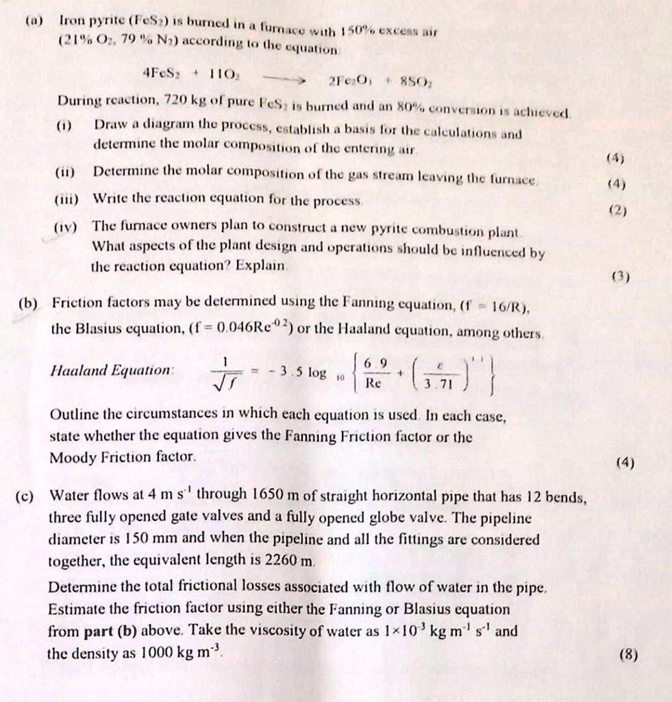 11o2 texts a 4fes 11o2 2fe2o3 8so2 i draw a diagram of the process establish ...
