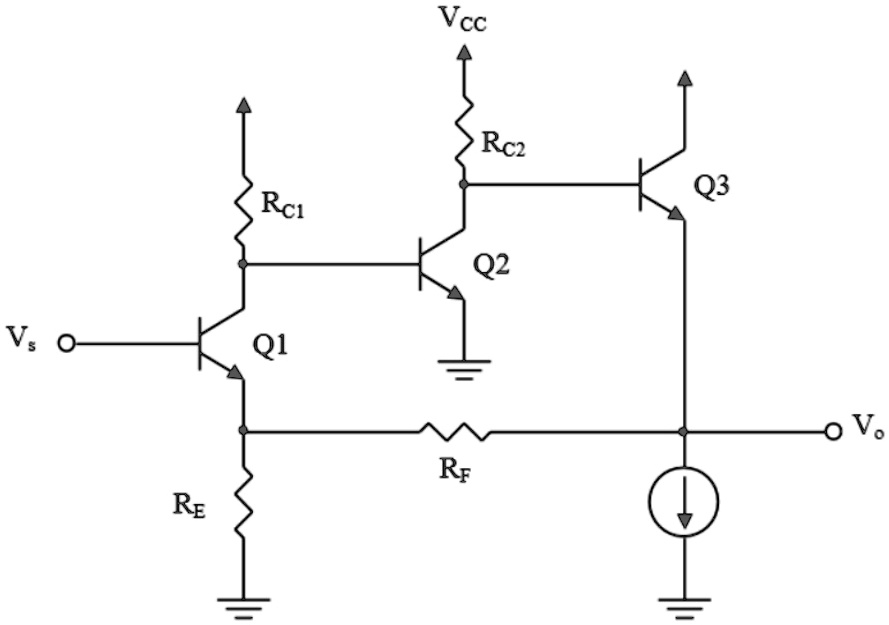 SOLVED: a) Redraw and highlight the A circuit and feedback loops. b ...