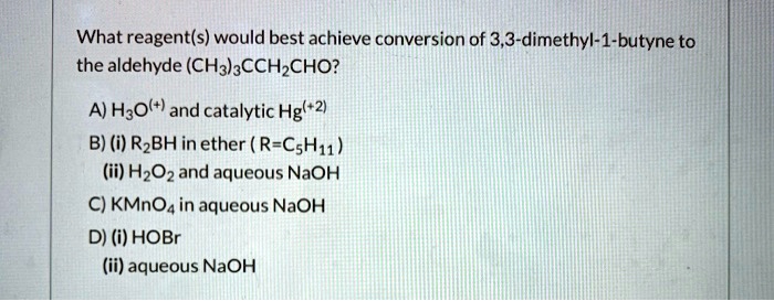 Butyne and hg 2025 2 and h3o