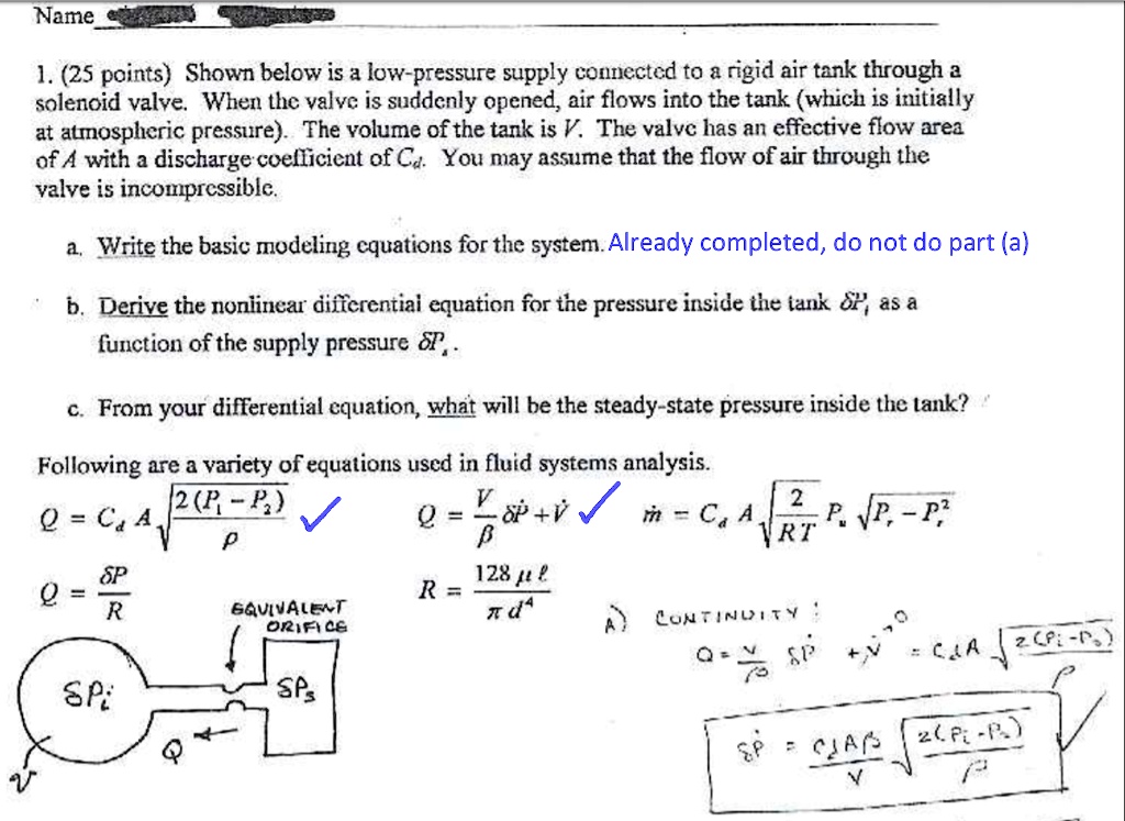 SOLVED: Only Do Part (B) And (c), Part (a) Is Already Done And The ...