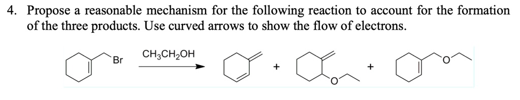 4. Propose a reasonable mechanism for the following reaction to account ...