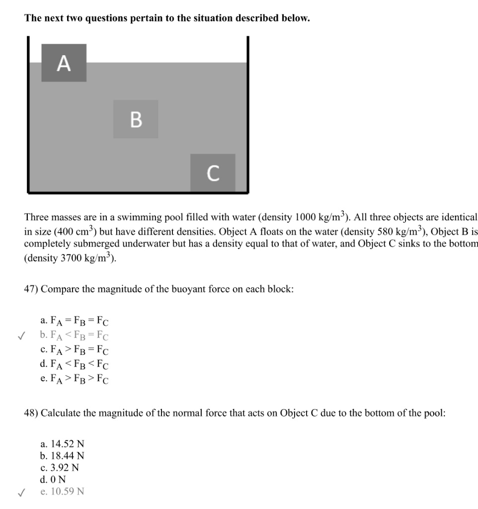 SOLVEDThe next two questions pertain to the situation described below