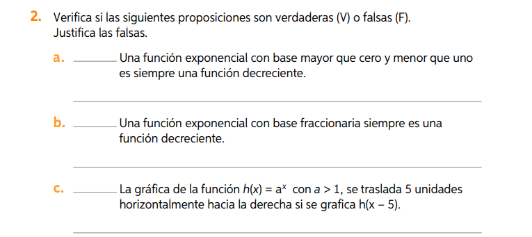 Contesta Si Las Siguientes Proposiciones Son Verdaderas O Falsas