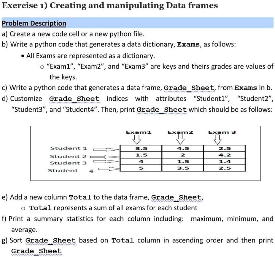 VIDEO solution: Exercise 1) Creating and Manipulating Data Frames ...