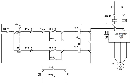 Texts: Explain the power and control circuit below for 3-phase ...