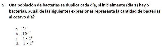 SOLVED: Ayuda Es Para Hoy :(((((( Una Población De Bacterias Se Duplica ...