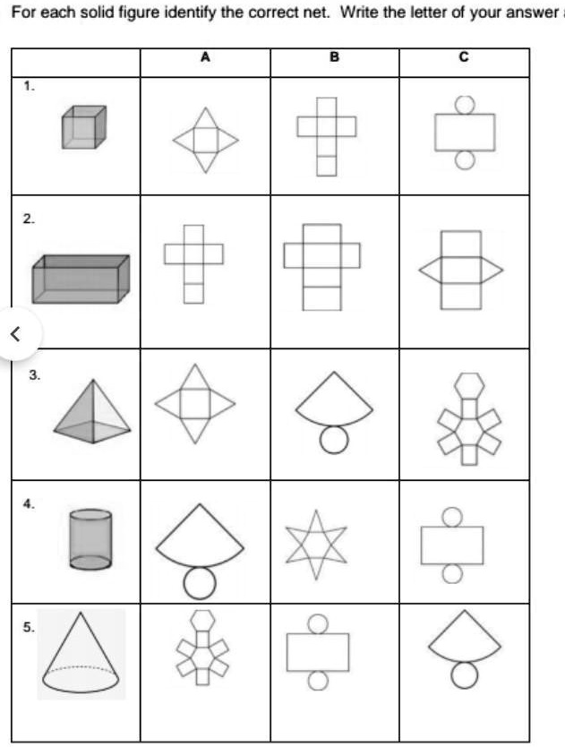 SOLVED: 1.2.3.4.5. Thank you po â ¤ï¸ For each solid figure, identify ...