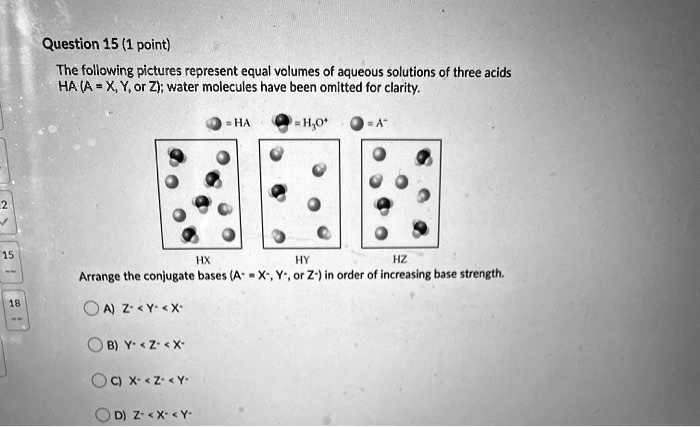 SOLVED: Question 15 (1 point) The following pictures represent equal ...