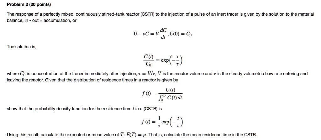 solved-problem-2-20-points-the-response-of-a-perfectly-mixed