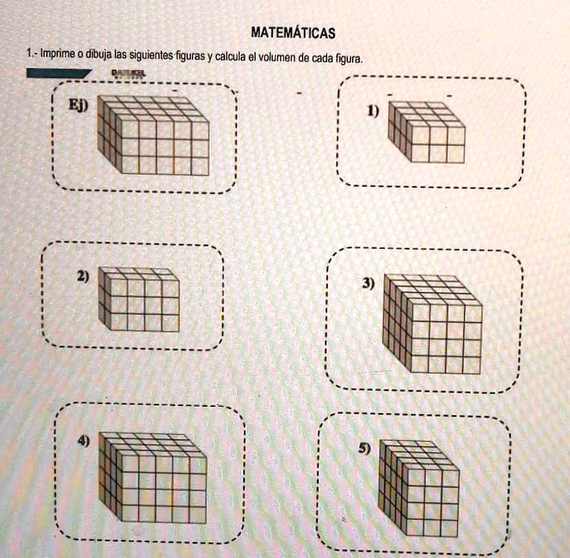 SOLVED: 1.- Imprime o dibuja las siguientes figuras y calcula el ...