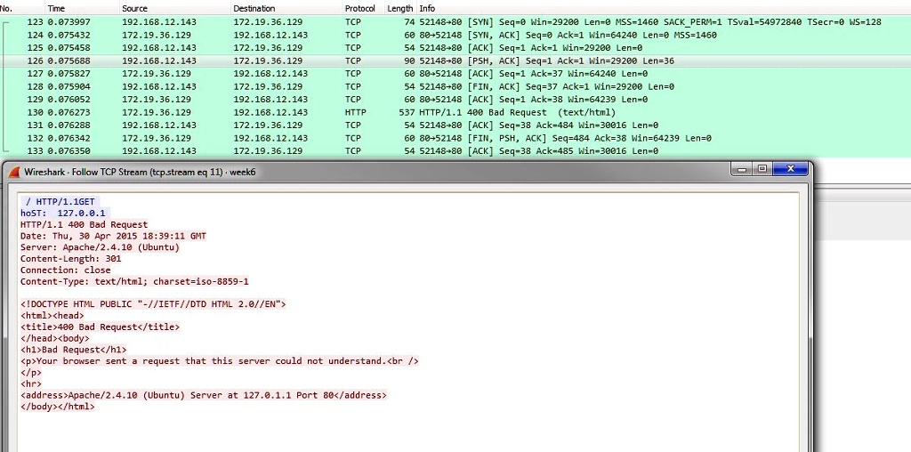 SOLVED: In the Wireshark Capture. In frame 126, follow the TCP stream ...
