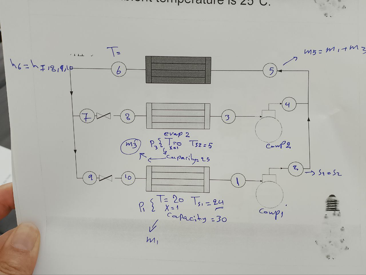 [GET ANSWER] an r 22 refrigeration system as shown in the figure works ...
