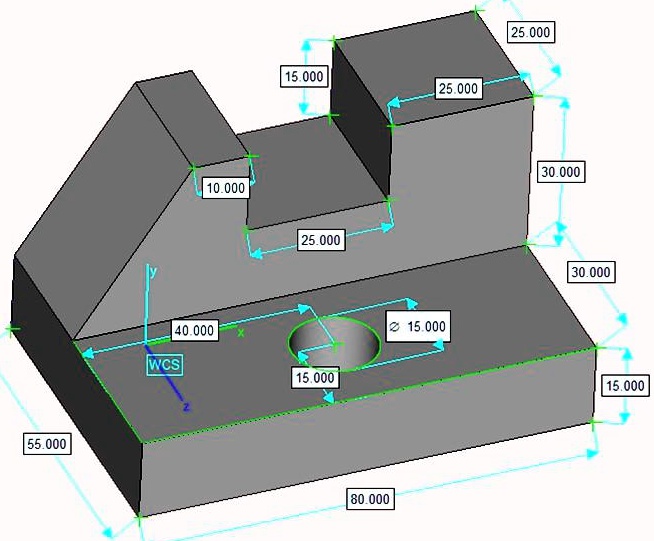SOLVED Using AutoCAD 2020, draw orthographic views with proper