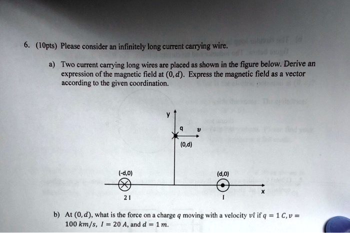 SOLVED: (lOpts) Please consider an infinitely long current canrying ...