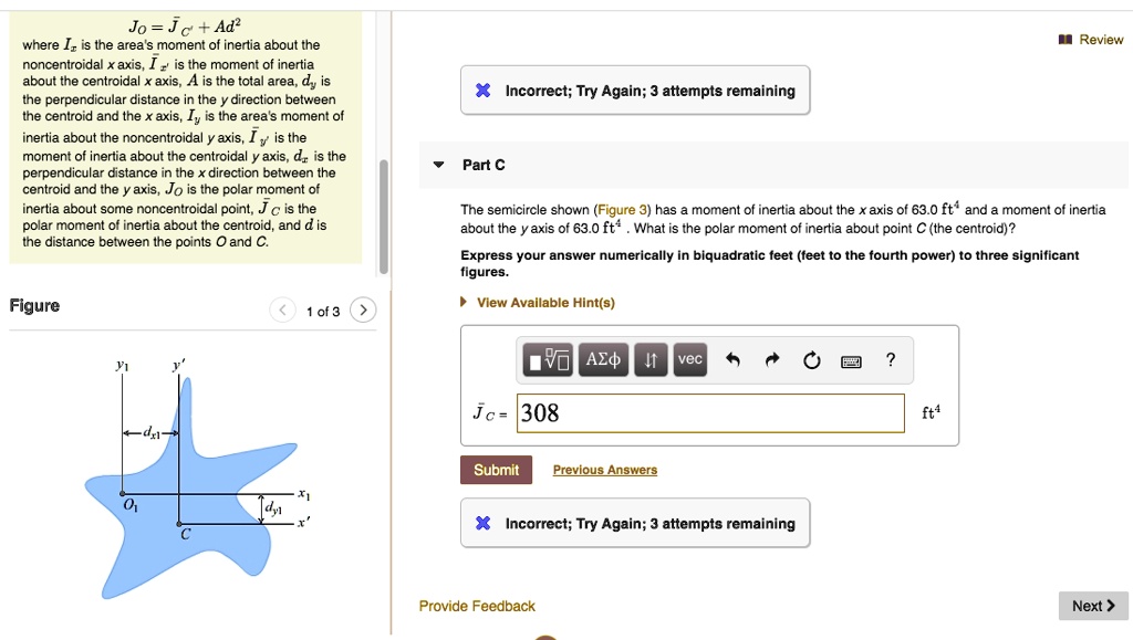 solved-jo-jc-ad-where-iz-is-the-area-moment-of-ineria-about-the