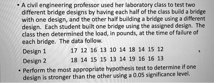 what is your hypothesis for each bridge you will build