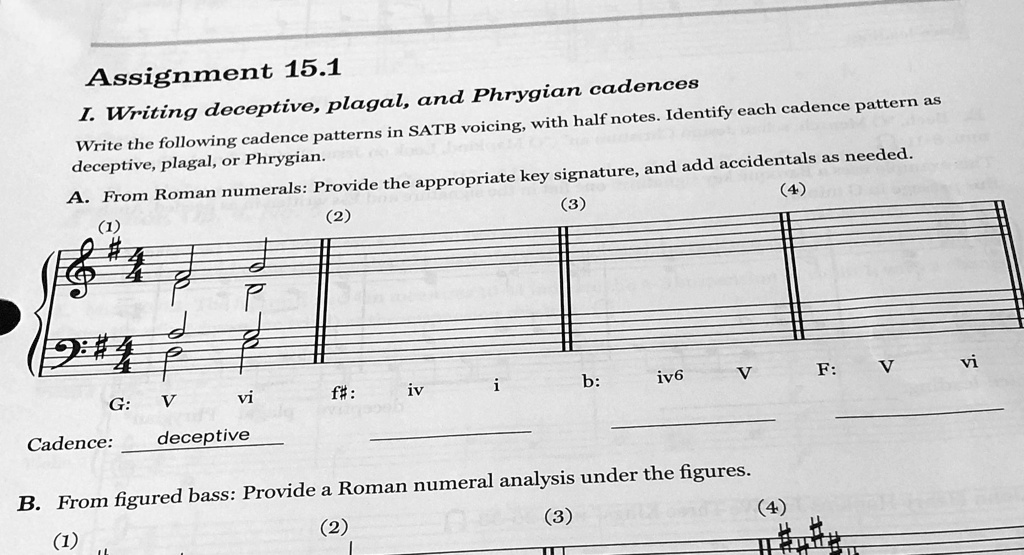 SOLVED: Assignment 15.1 Part 1 Assignment 15.1 - Plagal and Phrygian ...