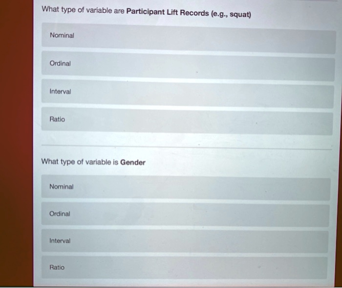 What Type Of Variable Is Gender