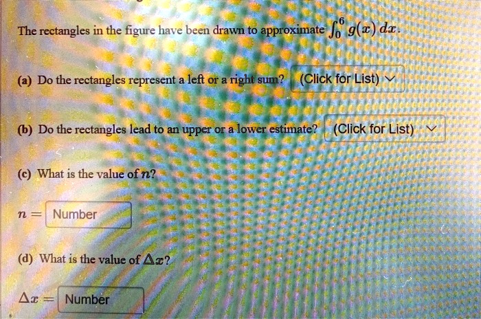 The Rectangles In The Figure Have Been Drawn To Approximate