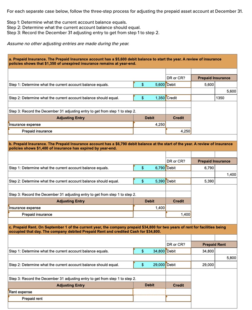 SOLVED: check my work/ answer the last two boxes For each separate case ...