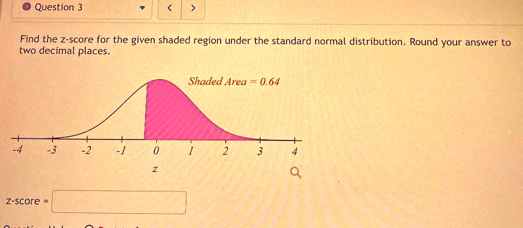 solved-question-3-find-the-z-score-for-the-given-shaded-region-under