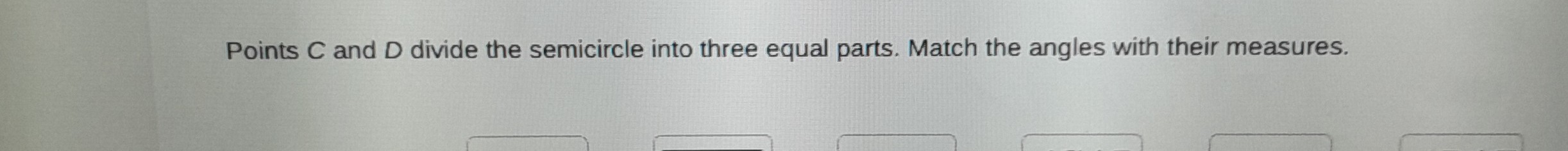 how to divide a semicircle into 5 equal parts