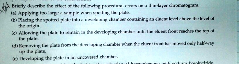 jly briefly describe the effect of the following procedural errors on ...