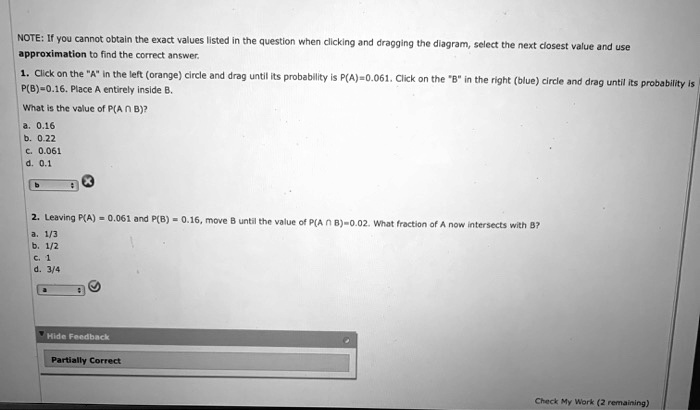 SOLVED: NOTE: You Cannot Obtain The Exact Values Listed In The Question ...