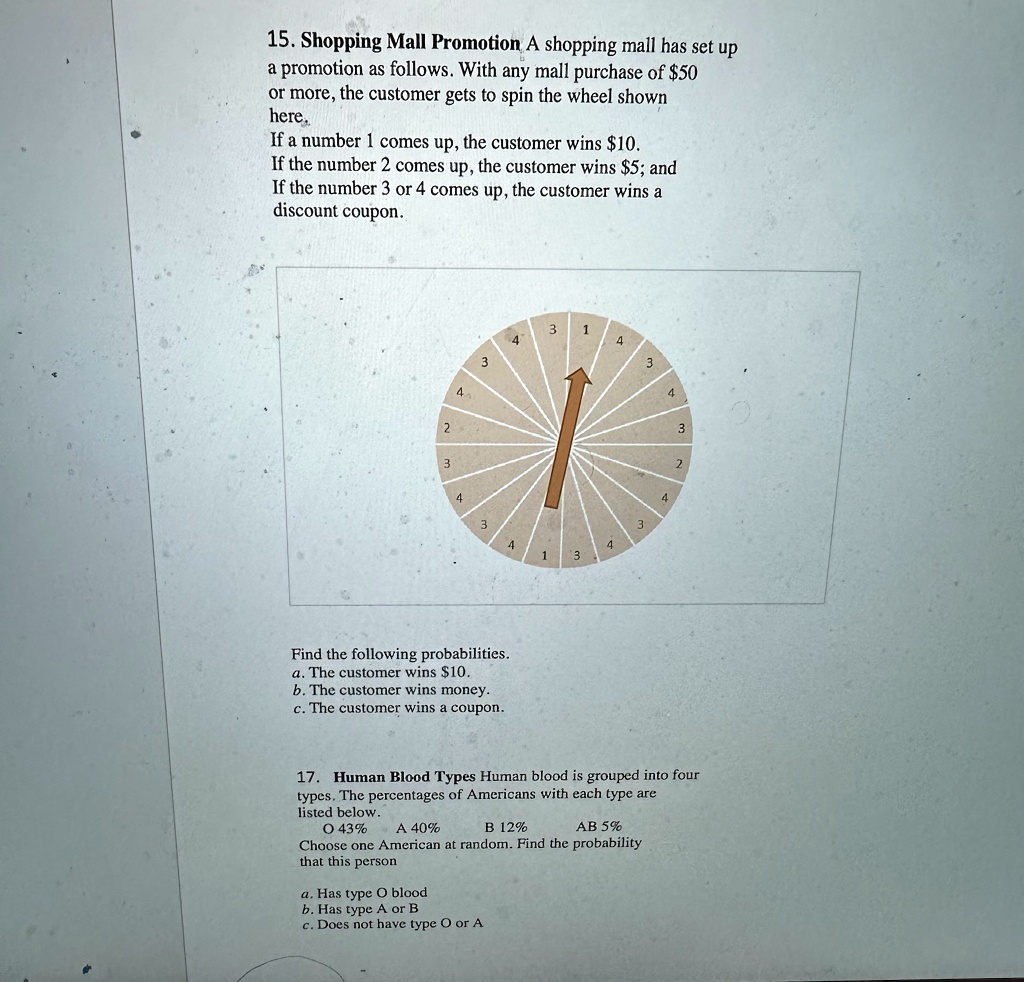 SOLVED 15. Shopping Mall Promotion, A shopping mall has set up a