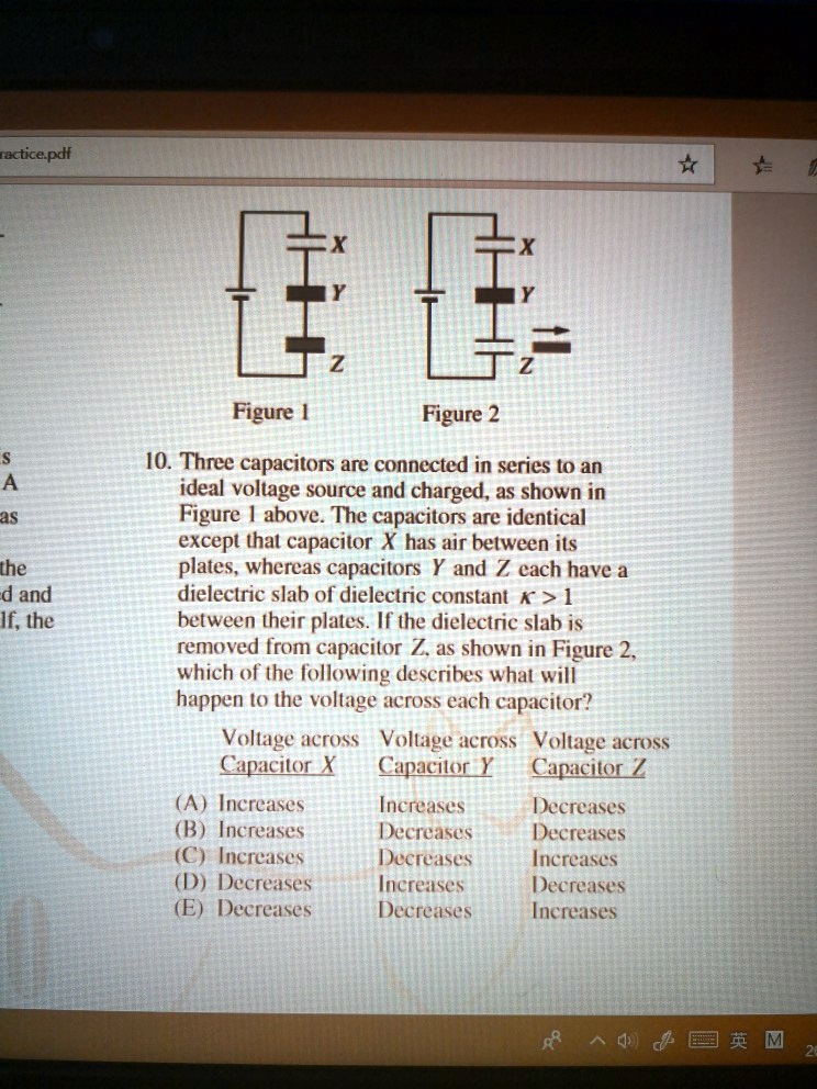 SOLVED rctice pdf 2 Figure 2 IO. Three capacitors are connected in
