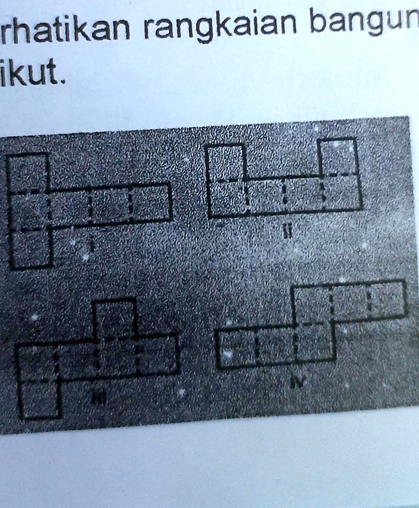 SOLVED: rangkaian bangun datar yang merupakan jaring-jaring kubus
