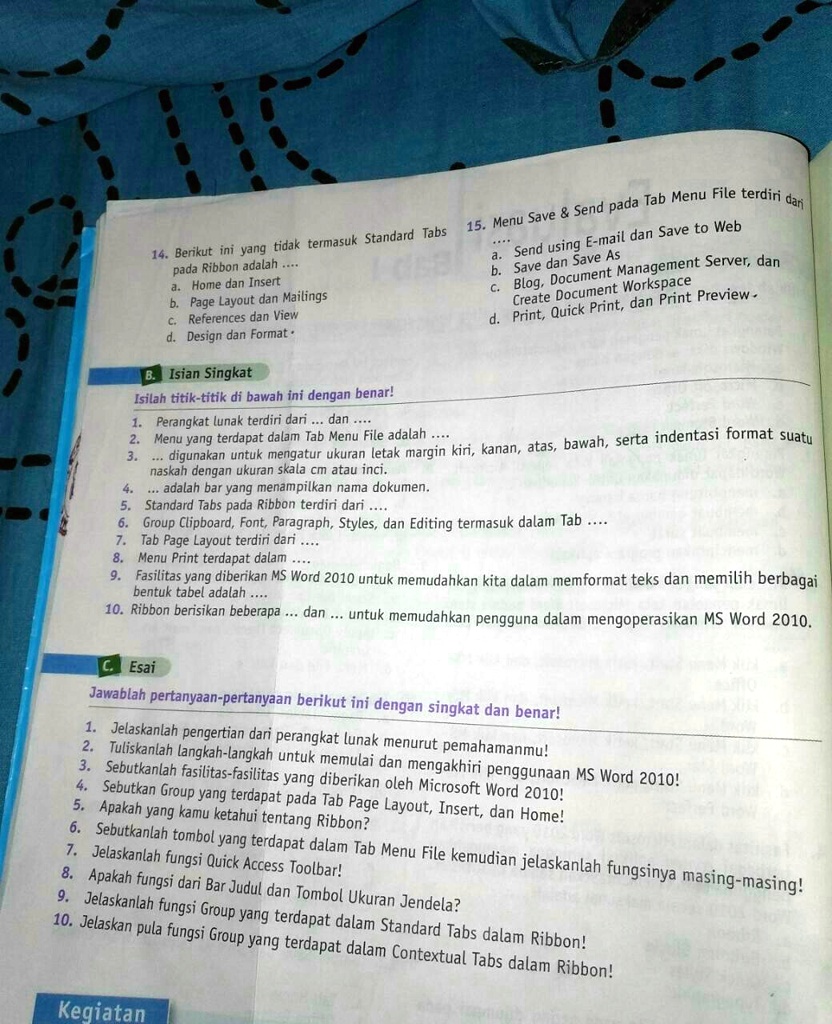 SOLVED group cilpboard,font ,paragraph ,styles ,dan editingtermasuk