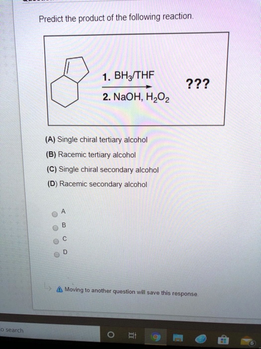 SOLVED:Predict The Product Of The Following Reaction: BH3ITHF 22? 2 ...