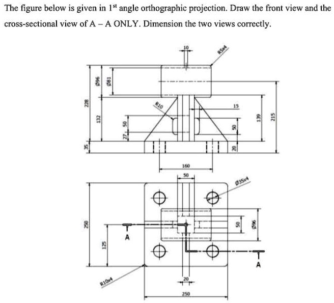 SOLVED: section lines The figure below is given in [st angle ...