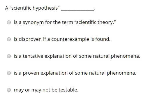 hypothesis synonym list