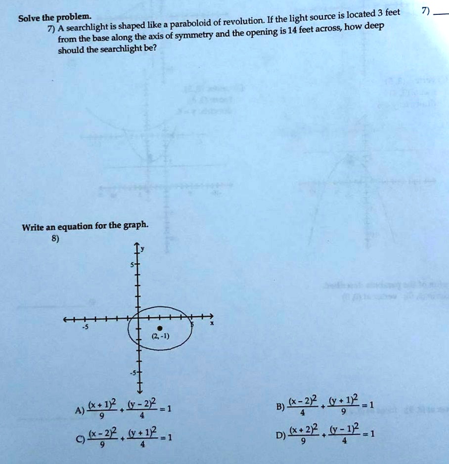 Solve the problem revolution i the light source is located 3...