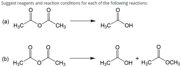 SOLVED: Suggest reagents and reaction conditions for each of the ...